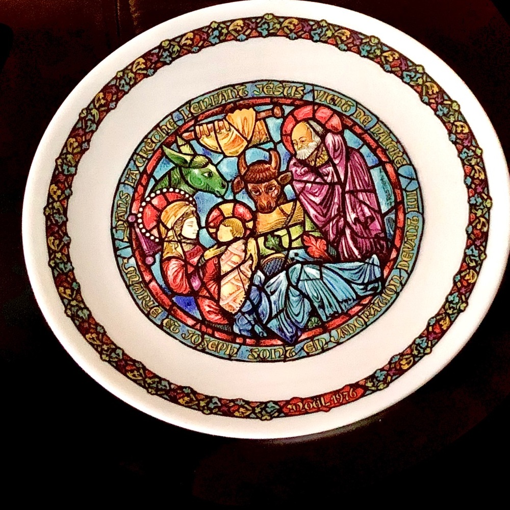 Limoges Henri-D'arceau Holiday plate